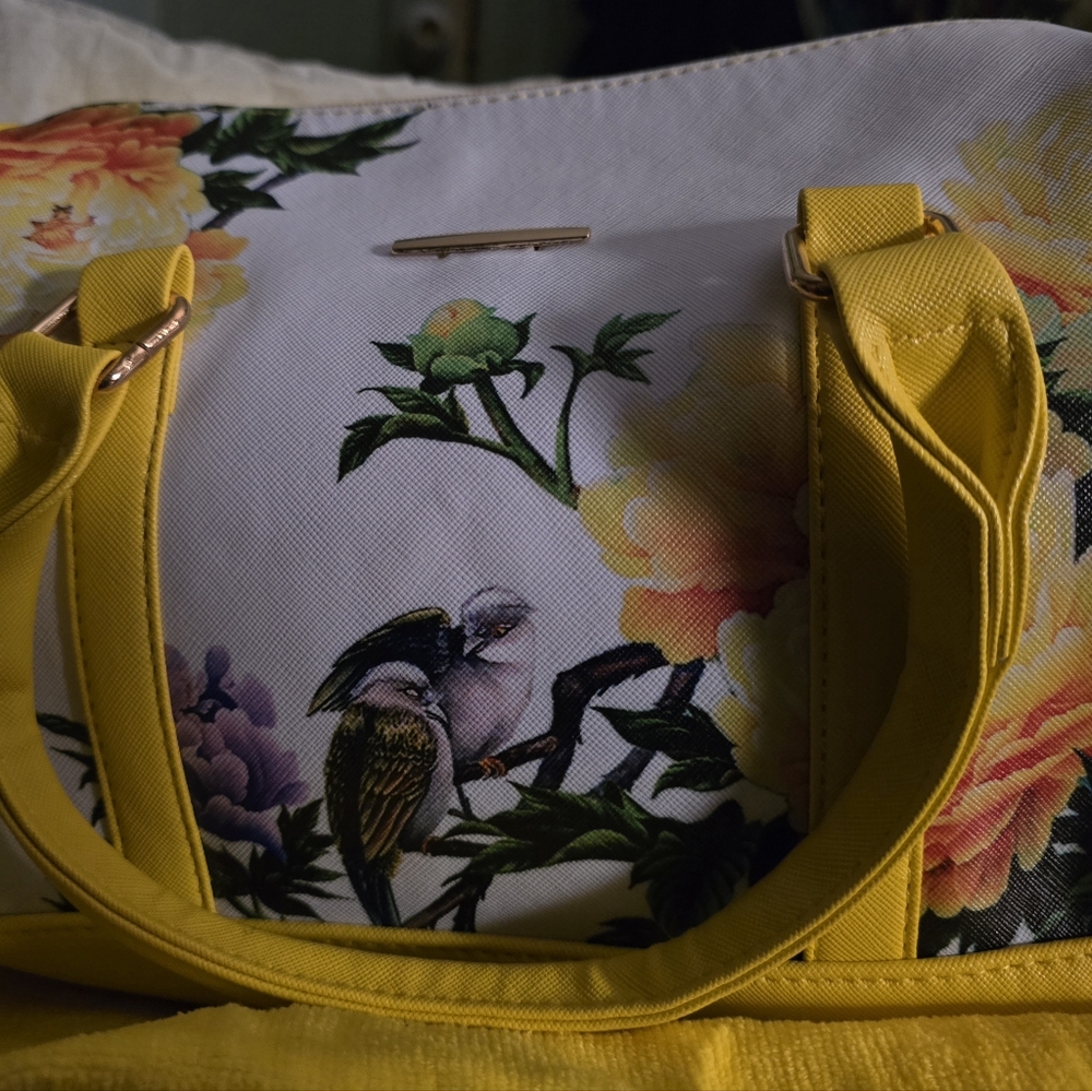 NWOT - Floral Yellow Women's Handbag